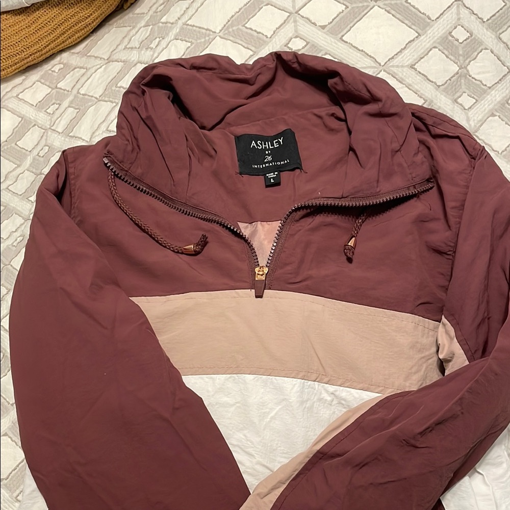 Ashley Two-Tone Pullover Jacket